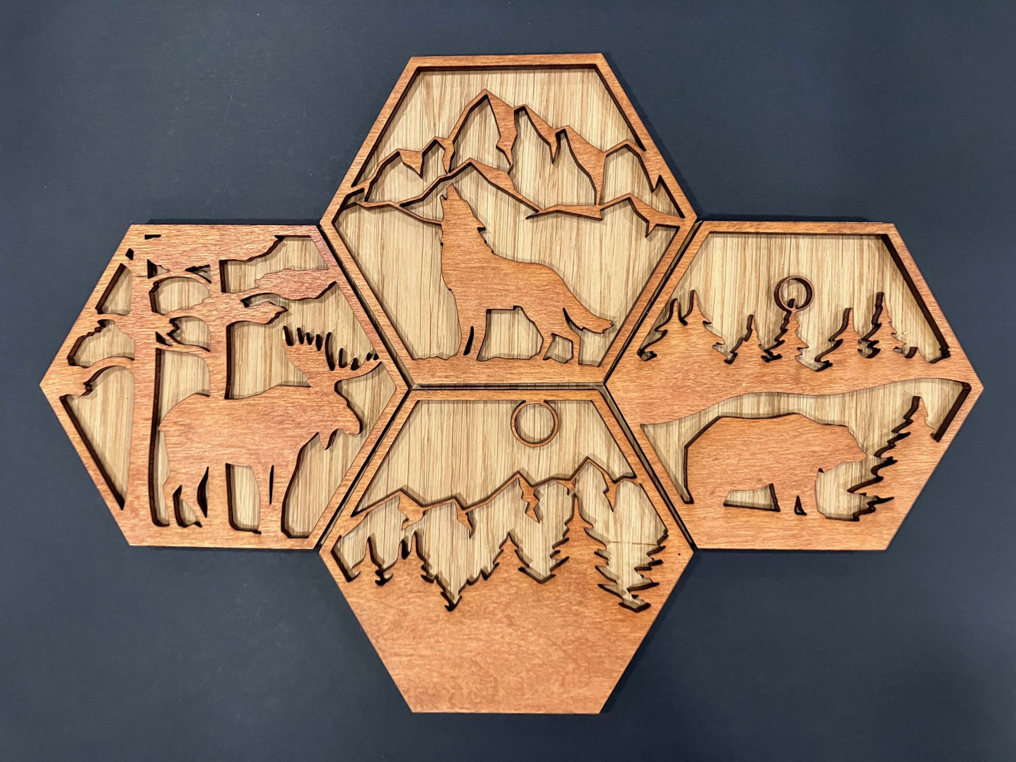 Hexagon Nature Plaque