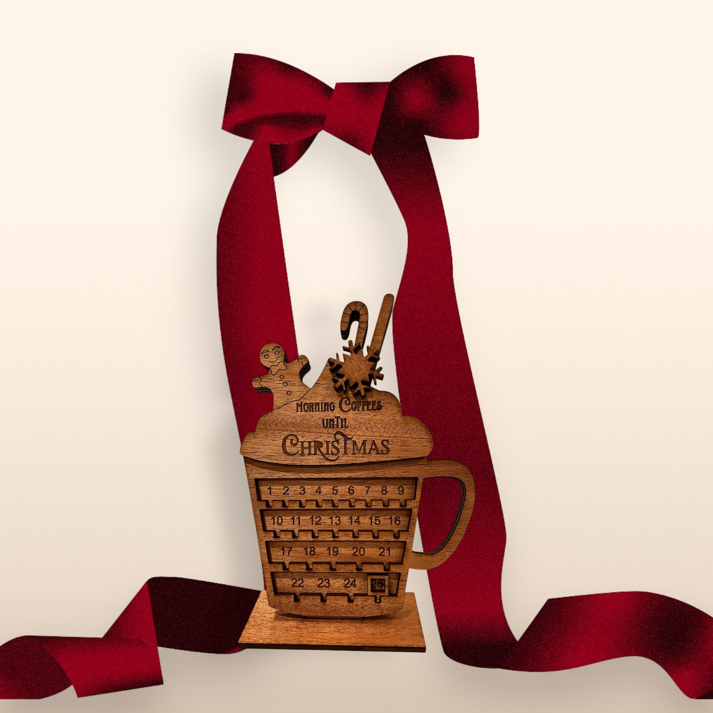 Christmas Countdown mug shaped