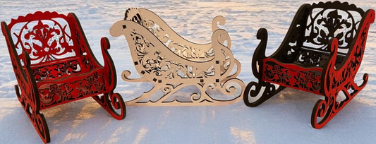 Miniature sleigh